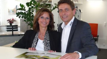 Kerstin Eisele (Büroleitung/Buchhaltung/Marketing) & Andreas Eisele (Geschäftsleitung/Vertrieb)